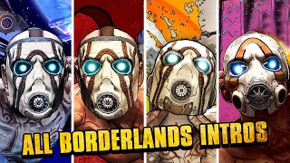 Borderlands  All Intros The PreSequel 1 2 amp 3 [upl. by Sabsay465]