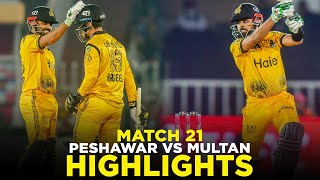 PSL 9  Full Highlights  Peshawar Zalmi vs Multan Sultans  Match 21  M2A1A [upl. by Leibarg]