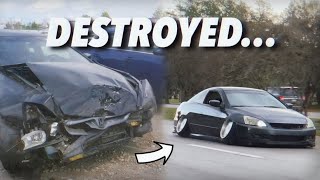 I DESTROYED MY GIRLFRIENDS STANCE CAR… EMOTIONAL [upl. by Rochkind]