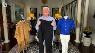 Dennis Basso Ponte Pull On Slim Leg Ankle Pants w Pockets on QVC [upl. by Ydollem]