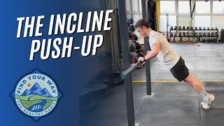 Incline PushUp on a Bar  Perfect PushUp Variation for Beginners fitness [upl. by Anauqcaj]