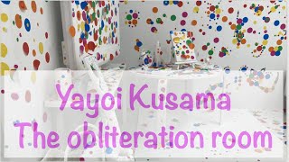 Yayoi Kusama 草間彌生 The Obliteration Room《オブリタレーションルーム》パビリオン・トウキョウ2021 [upl. by Zarihs]