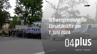 Schweigeminute für Einsatzkräfte [upl. by Aldarcie]