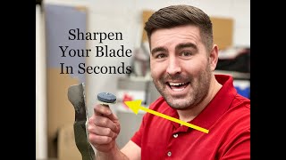 How To Sharpen Your Lawn Mower Blade The EASY Way [upl. by Anaet183]