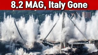 italy is gone Italy earthquake today live footage Weather today [upl. by Nitas]