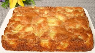 Kuchen in 5 Minuten Der berühmte Apfelkuchen der in ihrem Mund schmilzt Einfach und lecker [upl. by Isnyl]