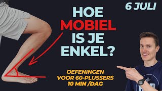 De HOEK in je enkel bepaalt hoe goed je zal kunnen blijven WANDELEN als jeouder wordt oefeningen [upl. by Harlamert827]