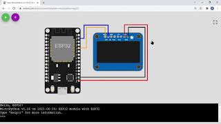 ESP32 Simulator  OLED SSD1306 display  ESP32 Micropython Embedded systems simulator for Linux ✨ [upl. by Nehtanoj398]