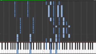 Two Steps From Hell El Dorado  Piano Arrangement Midi Visualisation [upl. by Odlaw697]