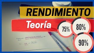 RENDIMIENTO Teoría  Química CBC [upl. by Lamont366]