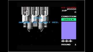 TBE  Bosconian Arrangement  Sharp X68000 emulated  HIGHSCORECOM [upl. by Adiehsar]