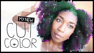 My New CUT  COLOR  Balayage on Natural Hair  What To Expect [upl. by Anehsat]