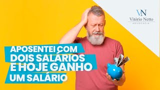 Aposentei com 2 salários hoje recebo 1 salário mínimo  Revisão de benefício do INSS [upl. by Siraval]