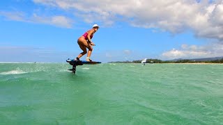 Foilers are having fun in the waves at Kaa Foil Park [upl. by Shoshana]