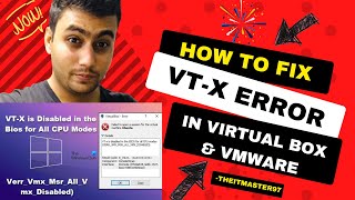 How To Fix VTx is disabled in the BIOS for both all CPU modes VERRVMXMSRALLVMXDISABLED [upl. by Nosniv813]