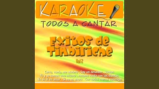 Corro Vuelo Me Acelero Karaoke Version Originally Performed By Timbiriche [upl. by Boyden851]