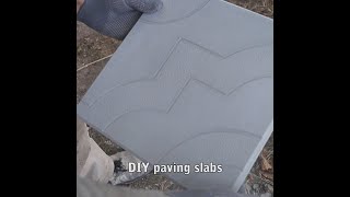 DIY paving slabs  Easy way to make the beton slabs for your garden house garage and other [upl. by Sheng438]