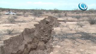 Noticieros Televisa Hermosillo  Sorprende enorme grieta a habitantes de Suaqui de la Candelaria [upl. by Melesa]