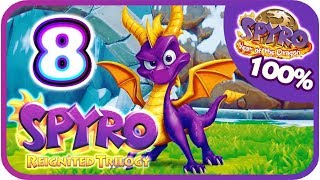 Spyro Reignited Trilogy 🔥 100 🔥 Spyro 3 Walkthrough Part 8 PS4 XB1 Evening Lake Part 3  Boss [upl. by Imak]