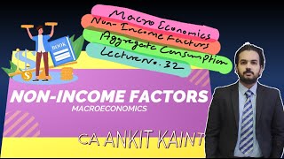 non income factors affecting consumption  interest rate 32 macroeconomics classical interestrate [upl. by Deraj]