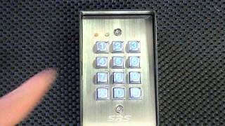 DC60SS Access Control Keypad  Changing the Master code [upl. by Derek]