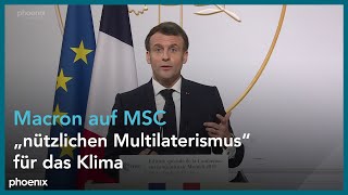 Emmanuel Macron auf der Münchner Sicherheitskonferenz [upl. by Blane250]