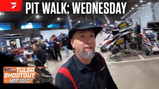 Tulsa Shootout Wednesday Pit Walk With Chet Christner [upl. by Janos539]