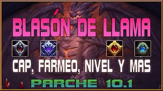 💥🔥 TODO SOBRE los BLASONES DE LLAMA CAP FARMEO NIVELES Y MÁS 🔥💥 [upl. by Htiekel]