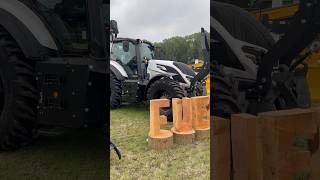 Fuel Wood at APF exhibition with a very nice Valtra valtra fuelwood apfexhibition tractor wood [upl. by Ahsinelg]