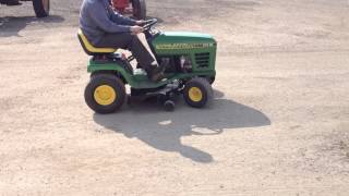 JOHN DEERE STX38 LAWN AND GARDEN TRACTOR [upl. by Attinahs]