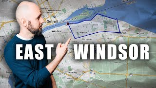 Moving To East Windsor  Full Map Tour Windsor Ontario [upl. by Anelak]