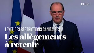 Jean Castex annonce le calendrier de lallègement des restrictions sanitaires contre le Covid19 [upl. by Silvers]