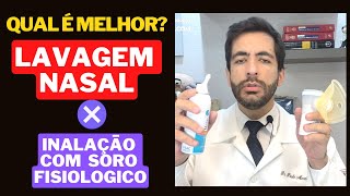 Quando usar a lavagem nasal e a inalaçāo com soro fisiologico Dicas práticas [upl. by Teeter]