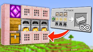 FORNACE AUTOMATICA SEMPLICE  Minecraft Snapshot ITA 13 [upl. by Audi]