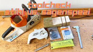 Toolcheck 1 Stihl vs Sägenspezi Welche Kette ist geeigneter [upl. by Cole]