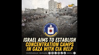 US AUTHORIZES BIOMETRIC CONCENTRATION CAMPS IN GAZA STRIP ukrainewar fema zionism nwo [upl. by Hpesoy]