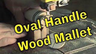 Wood Lathe Project  Wooden Mallet Pt 3 Woodshop project demonstration [upl. by Armitage]