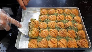 THE ART of Making Legendary MIDYE BAKLAVA  Turkish Street Food [upl. by Jessalyn]