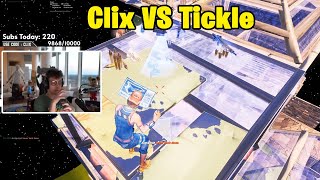 Clix VS Tickle 1v1 TOXIC Fights [upl. by Roz]