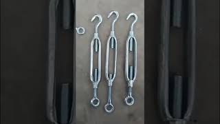 Us Open Type DIN1480 forged turnbuckle with eye hook [upl. by Garrik]