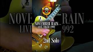 November Rain  Live Tokyo 2nd Solo  Guns N Roses guitarsolo [upl. by Herby]