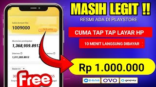 GAME BARU  HANYA TAP TAP LAYAR HP DIBAYAR HINGGA 1 JUTA GRATIS  Apk penghasil uang tercepat 2024 [upl. by Euphemie410]