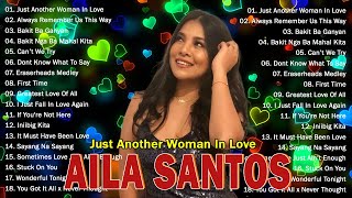 Nonstop Slow Rock Love Song Cover By AILA SANTOS  OPM Tagalog Love Song2024  Minamahal Kita [upl. by Aicirpac]