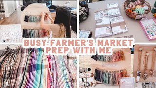 GET READY WITH ME FOR A BUSY FESTIVAL MARKET  FARMERS MARKET PREP [upl. by Marala]