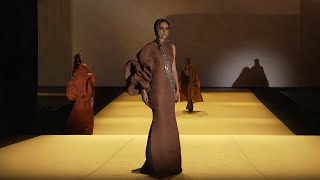 Desert Sculpturing by Stephane Rolland Paris Haute Couture SpringSummer 2024  FashionTV  FTV [upl. by Cirek]