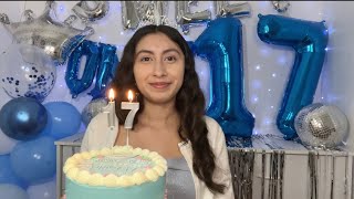 17th Birthday Vlog 🪩🎂🩵🎉 [upl. by Holofernes]