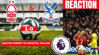 Nottingham Forest vs Crystal Palace 10 Live Premier League EPL Football Match Score Highlights [upl. by Dirgni]