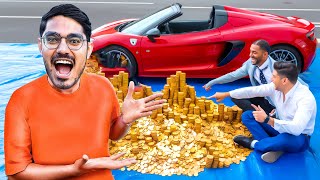 Buying Super Car With Coins🤣 100 Real शोरूम वालों के होश उड़ गए😂 [upl. by Regor]