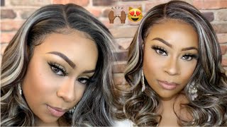 Salon Color For The Low Hunny  Outre Perfect Hairline Wig Ella [upl. by Allemrac81]