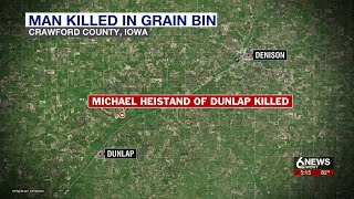 Man killed from being trapped in grain bin [upl. by Indyc778]